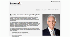 Desktop Screenshot of bartenstein.com